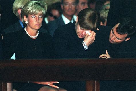 princess diana and elton john at versace funeral|Elton John and Princess Diana.